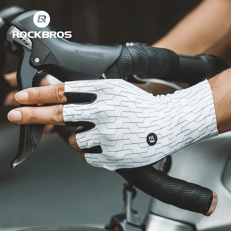Breathable Half Finger Cycling Gloves with Thickened Pads