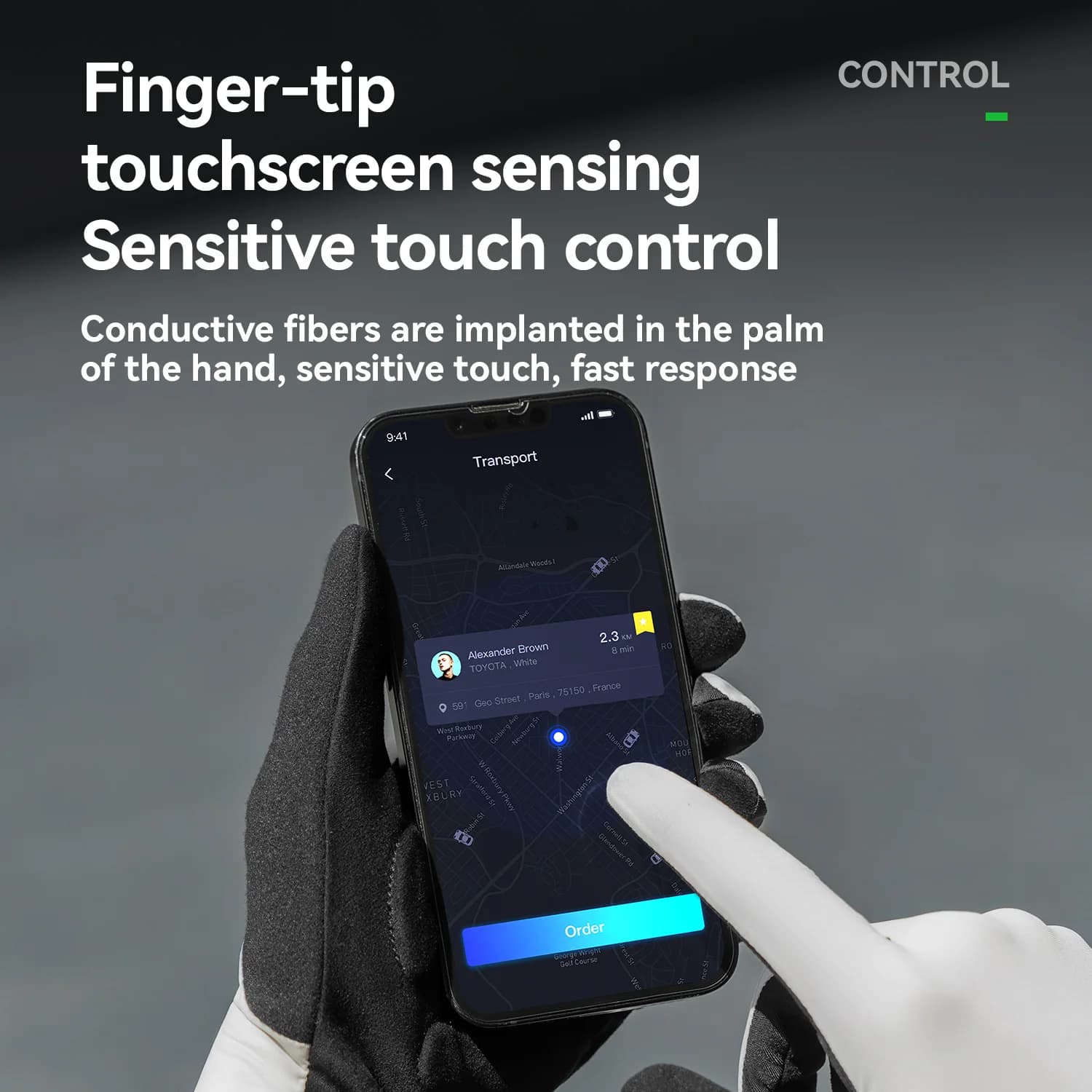 Lightweight Full Finger Shock Absorbing Gloves