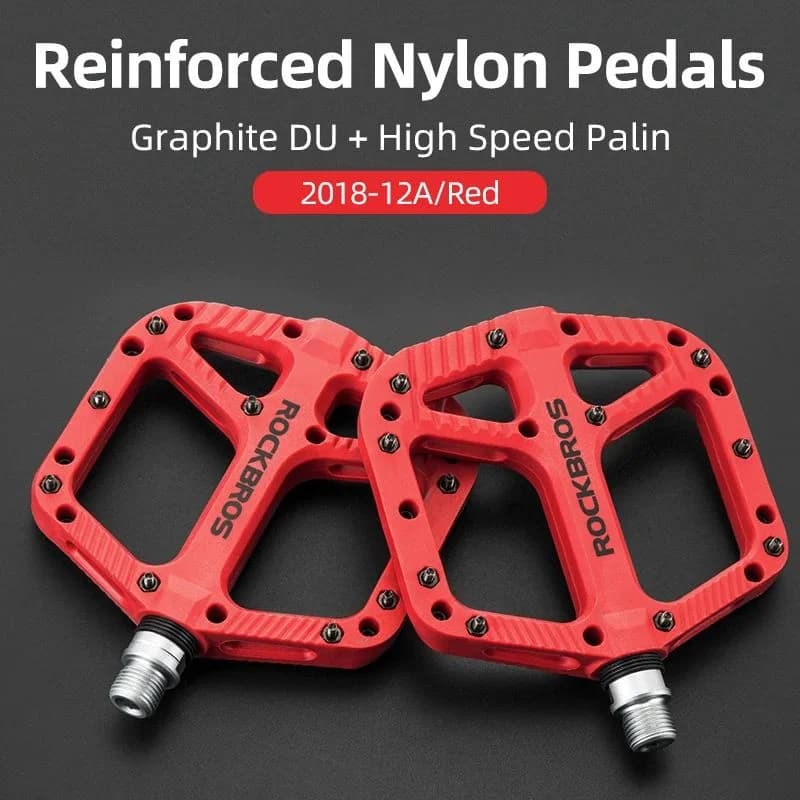 Ultralight Nylon Flat Platform Bike Pedals