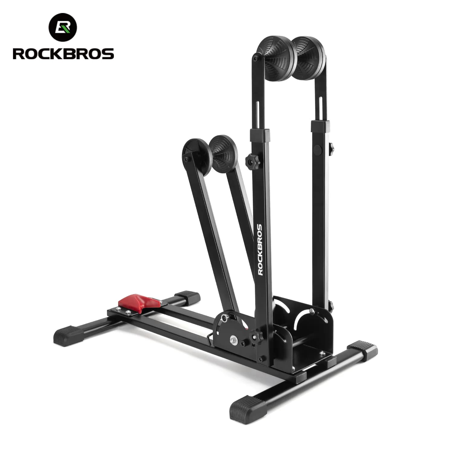 Foldable Double Pole Carbon Steel Bike Rack
