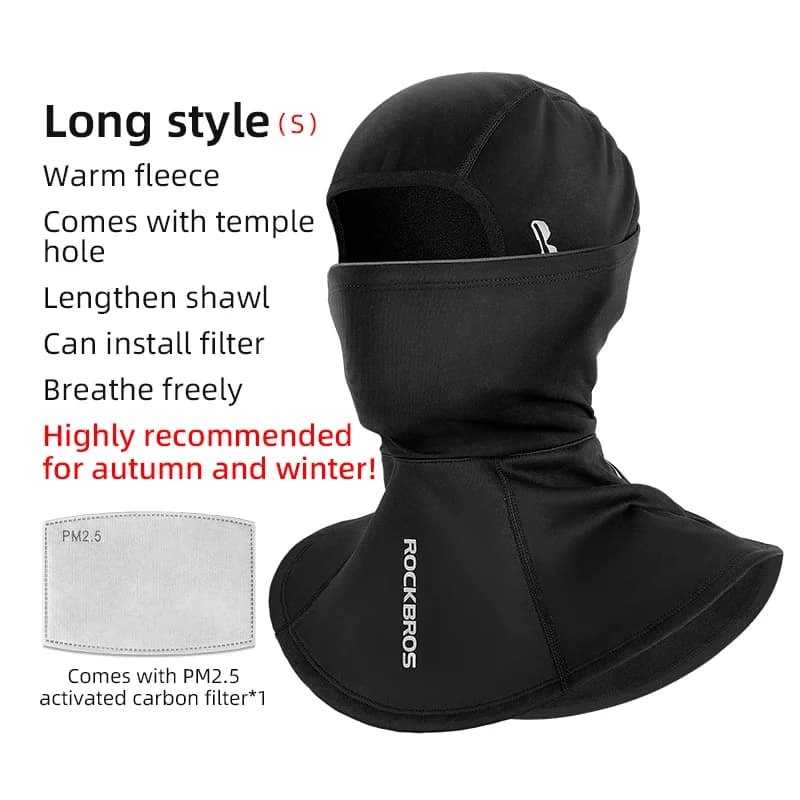 Winter Windproof Fleece Full Face Cycling Balaclava