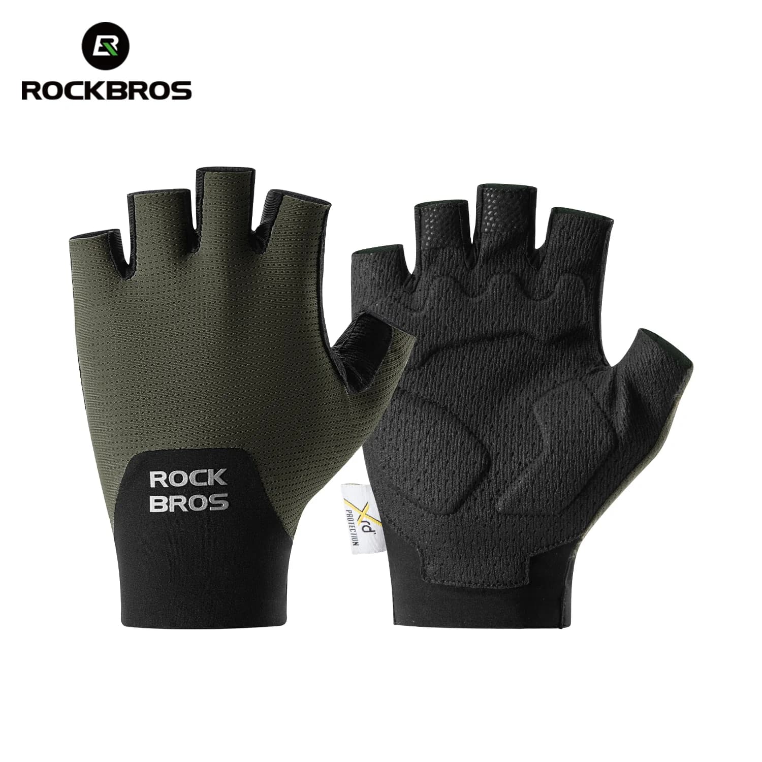 Shock Absorbing Half Finger Cycling Gloves