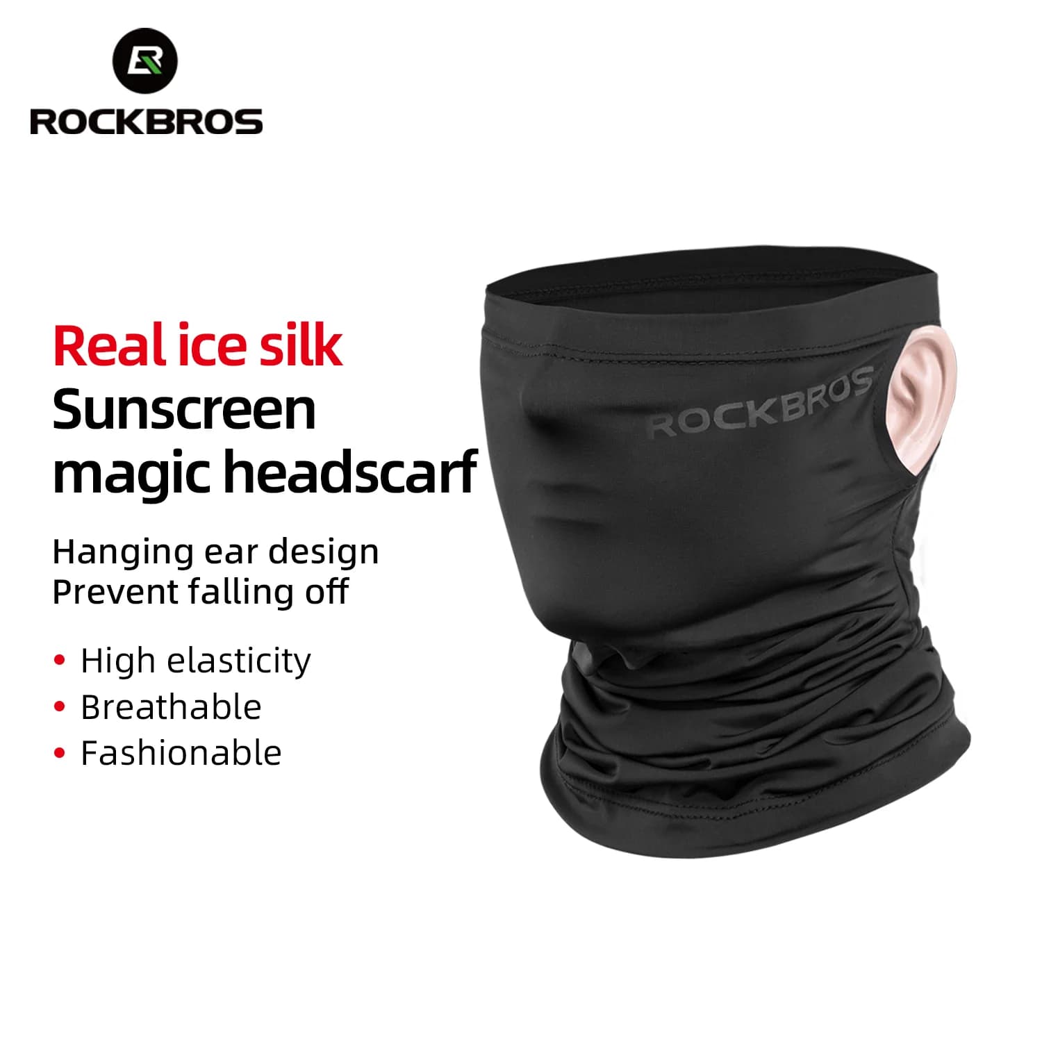 Ice Silk UV400 Sweat Absorbent Face Mask