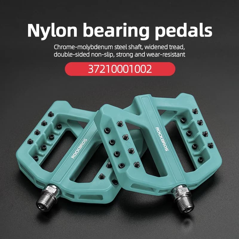 Ultralight Nylon Non-Slip Flat Bike Pedals