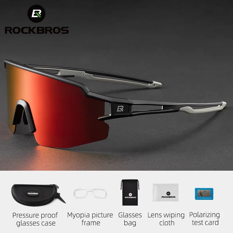 Polarized Cycling Glasses with Myopia Frame