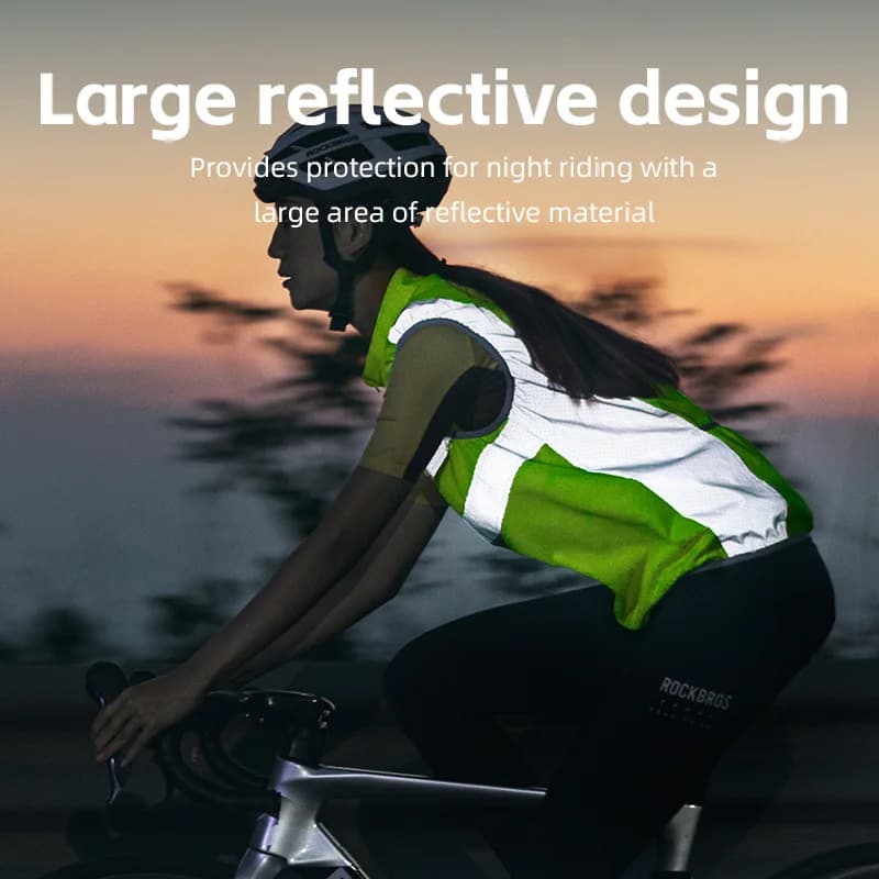 Reflective Safety Warning Breathable Cycling Vest