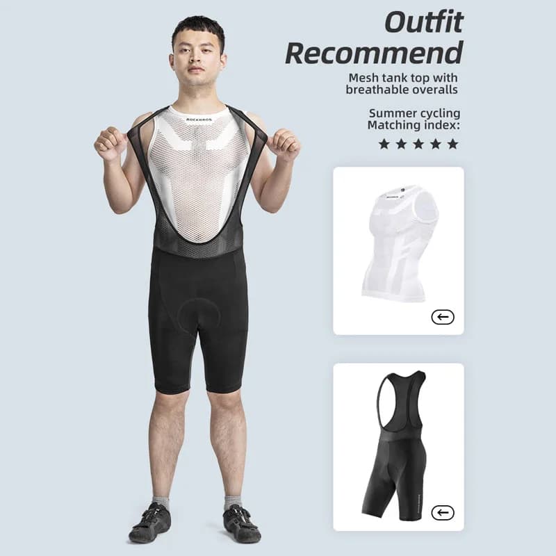 Men's Pro Fit Padded Cycling Bib Shorts