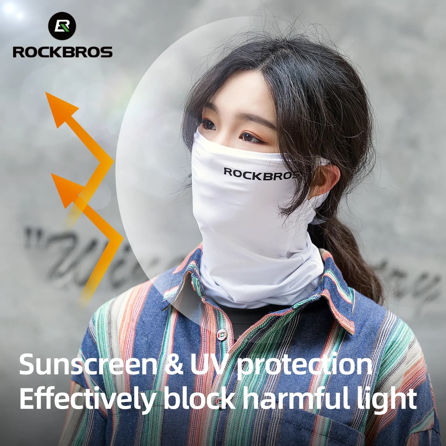 Ice Silk UV400 Sweat Absorbent Face Mask