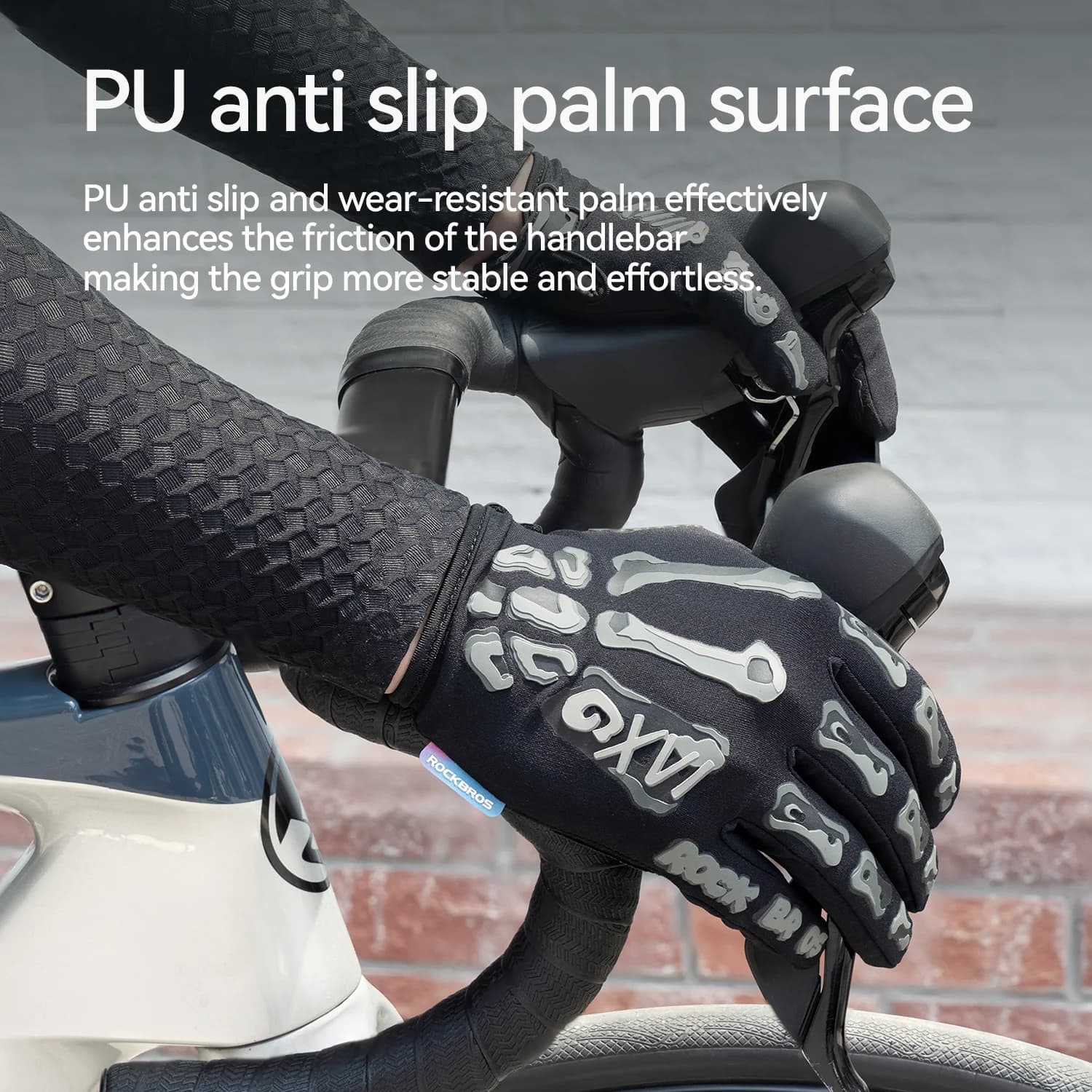 Spring Summer Breathable Shockproof Touchscreen Cycling Gloves