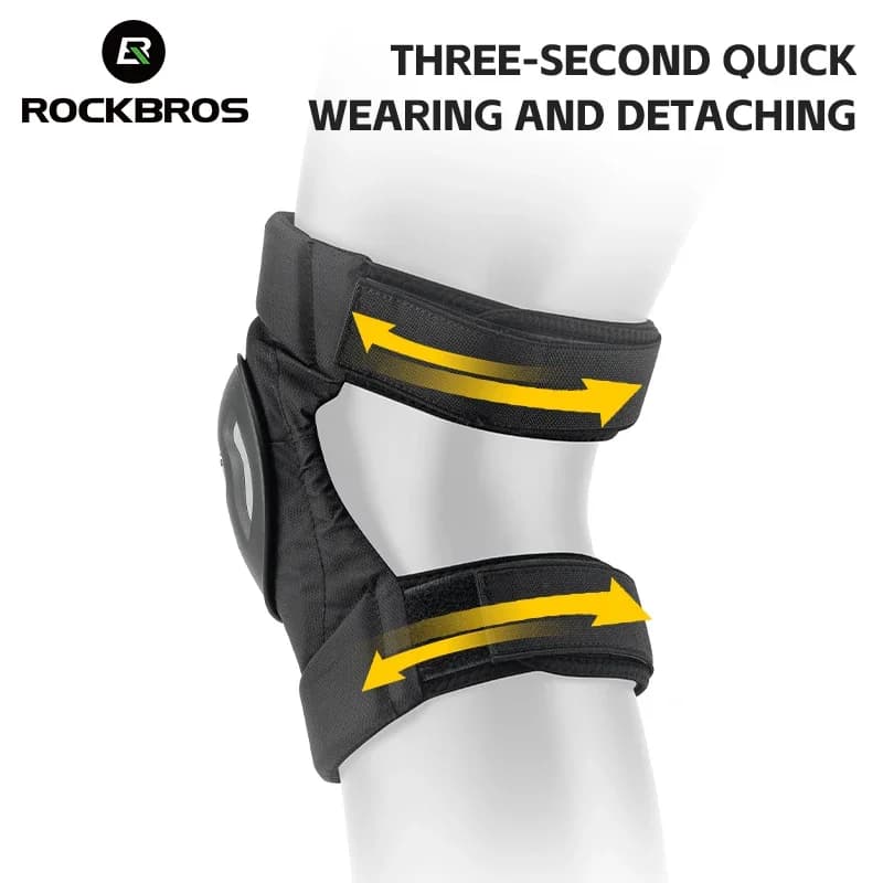 Reflective Anti-Fall Motorcycle and Cycling Knee Pads