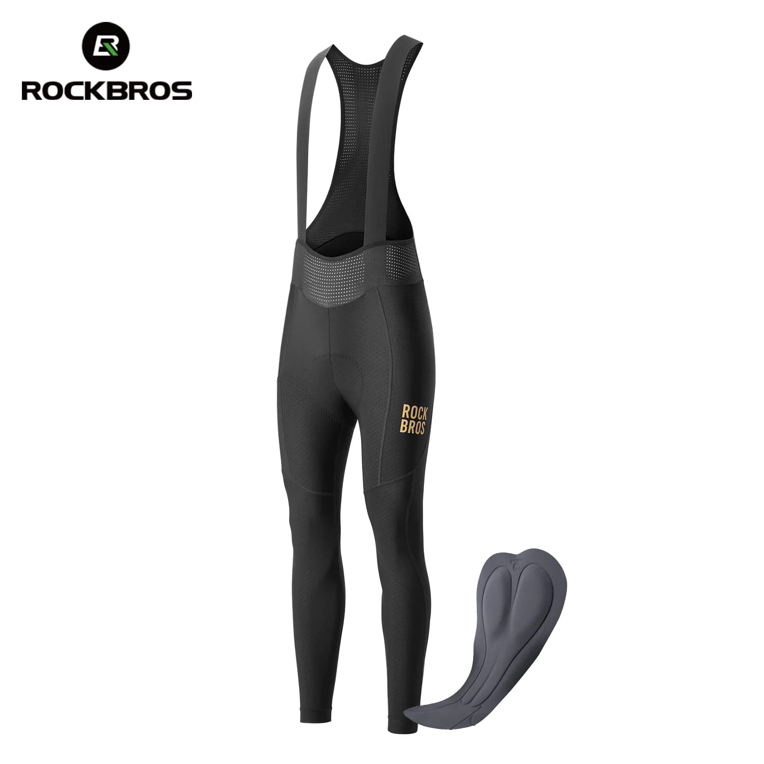 Men's Winter Windproof Thermal Fleece Padded Bib Pants